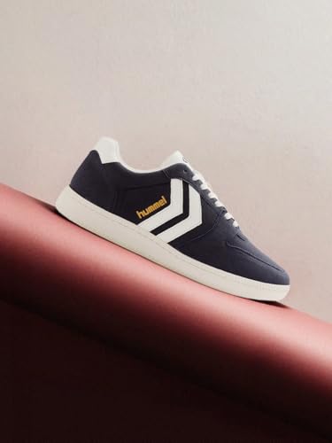 Image of hummel Classic Verve Casual Suede Sneaker for Men Lightweight with Synthetic Suede Enhanced Comfort Cushioned Insole and Slip-Resistance Work and Play Business Casual Shoes