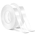 vofauiss 2 Pack Nano Double Sided Tape Duty Mounting Tape Sticky Walls, Double Sided Heavy Duty Rug Tape, Duty Multipurpose Mounting Transparent Tape for Paste Items