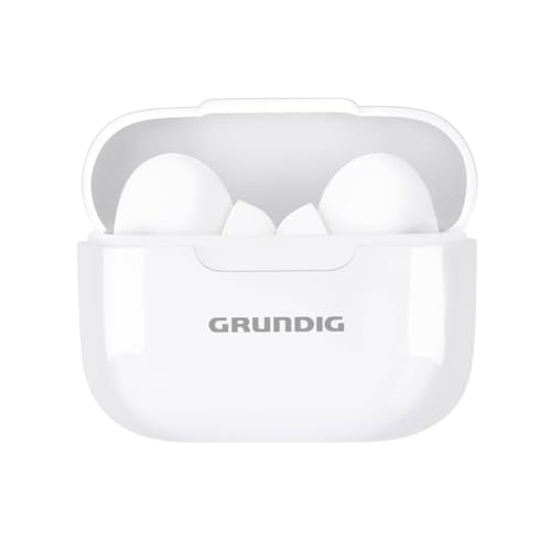 GRUNDIG Écouteurs Bluetooth sans Fil - Écouteurs Intra-Auriculaires Bluetooth 230 mAh - Écouteurs sans Fil avec 4 Heures de Lecture - Écouteurs pour appels Mains Libres - INCL. Étui de Chargement