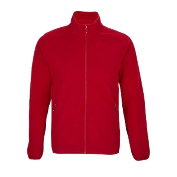 SOL'S Factor Men Veste micropolaire zippée homme rouge 5XL