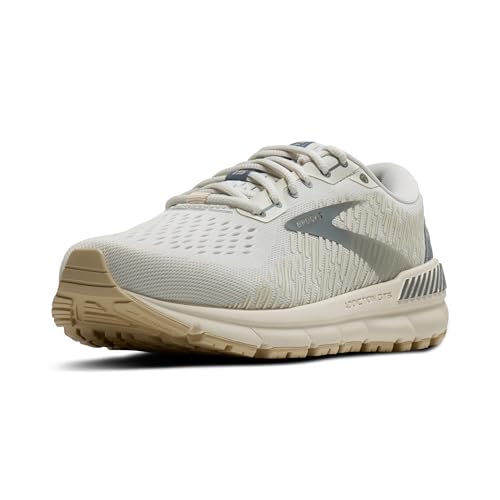 Brooks Women's Addiction GTS 15 Supportive Running Shoe - Vaporous Grey/Primer Grey/Sand - 9.5...