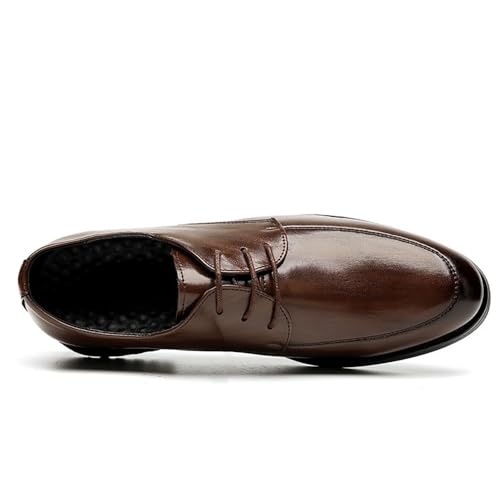 Classic Business Formal Wingtip Oxford Shoes for Men Leather Brogue Shoes Office Wedding and Outings2