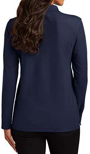 Joe's USA Ladies Long Sleeve Polo Shirts XS-4XL4