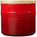 Le Creuset Stoneware Canister with Wood Lid, 1.5 qt. (5.5