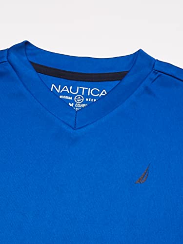 Image of Nautica Boys Short Sleeve Solid V-Neck Tee Shirt