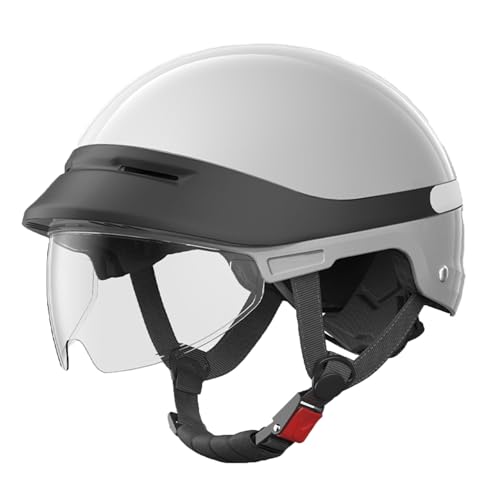Cascos de moto para hombre y mujer abiertos de diseño compacto con ajuste de 55-62cm 2