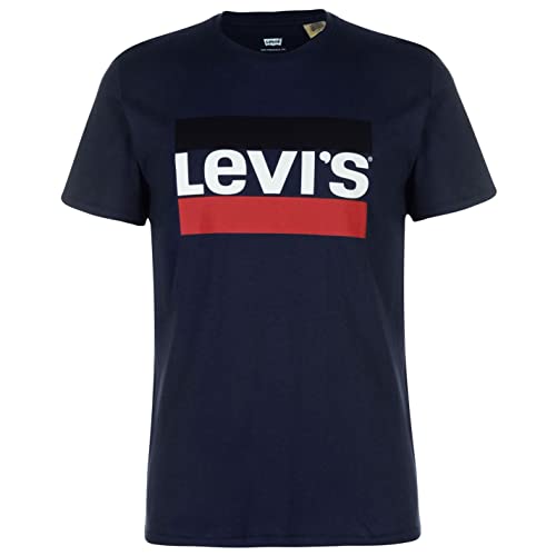Levi's Sportswear Logo Graphic Camiseta Hombre, Dress Blues, XL