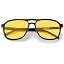 Glossy Black + Carbon Fiber Arm | Polarized Hd Night Driving Yellow
