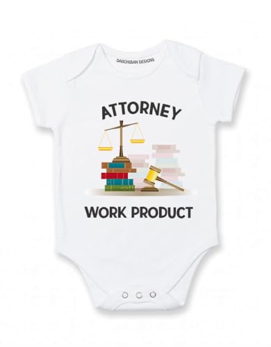 Attorney Work Product Onesie Lawyer Baby Gift Romper Bodysuit