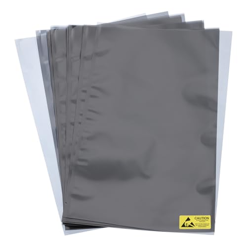 Image of MECCANIXITY 20Pcs Anti Static Bags ESD Shielding Bag Flat Open Top Anti Static Bag for Electronic Devices9x13 Inch(230x330mm)