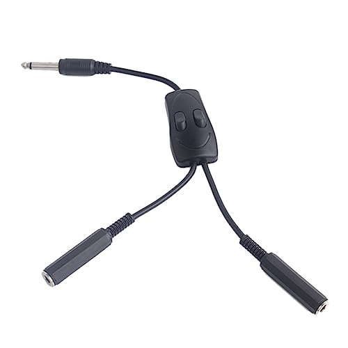 Adaptador para máquina de tatuar PLAFOPE con divisor de cable y doble interruptor