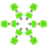 ULTECHNOVO 12 Stück Teiliges Kunststoff Schraubstollen für Fußballschuhe Leichte rutschfeste Ersatzstollen Verbesserte Traktion für Kunstrasen und Naturrasen Robuste Sportzubehör für