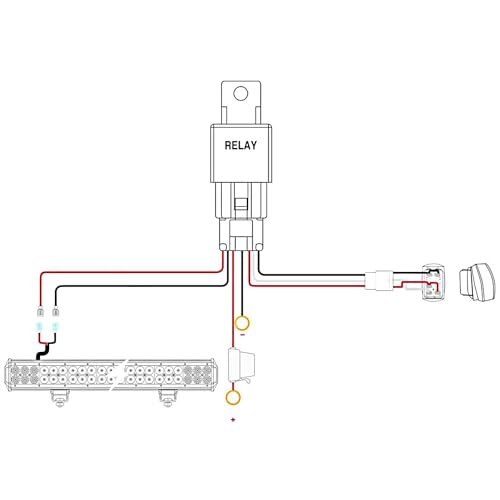 Nilight LED Light Bar 32Inch 180W Spot Flood Combo Led Off Road Lights 12V 5Pin Rocker Switch LED Light Bar Wiring Harness Kit, 2 Years Warranty (ZH079), Clear,White by Nilight - Used condition - Image 5