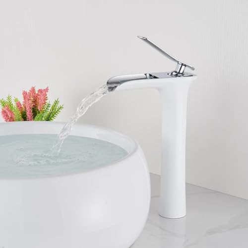 Robinet mitigeur de lavabo rétro laiton eau chaude froide vintage - 4