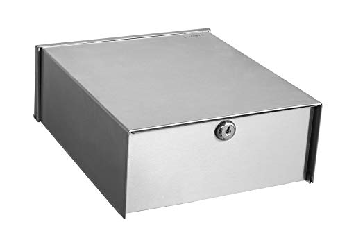 Sunera Sanitary Napkin Receptacle Bin Commercial Feminine Hygiene Products Tampon & Waste Disposal Container Wall-Mount 304 Stainless Steel Brush Finish thumb #3