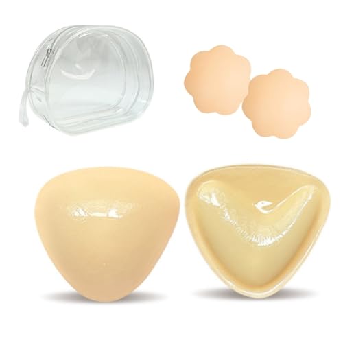 Sticky Bra Pads,Double-sided Sticky Push Up Inserts,Reusable Bra Pad for Bikini Dress Swimsuit,Ultra Instant Lift Sticky Bra,Push Up Bra Pads Inserts,Breast Enhancers