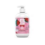 Single 16 fl oz pump bottle of Hello Bello Watermelon Premium Lotion.