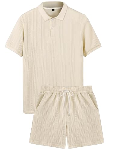Cosyhug Men 2 Piece Outfits Men Summer-Outfits - Old Money Clothe...