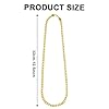 BSBUY Fake Gold Chain Fancy Dress Gangster Thick Gold Chain Necklace, 65cm Unisex Adult Hip Hop Costume Accessory #2