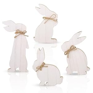 4pcseasterbunnynaturalwoodentablesignsrusticfreestandingtieredtraydecorforhomefarmhouseeastergifts Urban Country Home Decor 4 pcs easter bunny natural wooden table signs rustic freestanding tiered tray decor for home farmhouse easter gifts urban country home decor