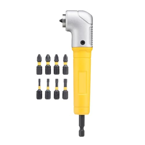 Image of Tovyvw #DT71517T-QZ DT71517T 1/4 Impact Drill Driver Angle Attachment Multi Drill with Bit Corner Driver Mix for Impact Right Angle Driver Replacement Part New for DeWalt