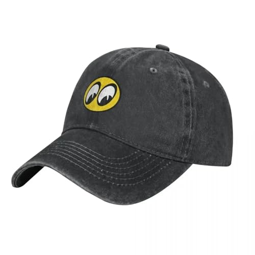 Cadeau du couple Mooneyes cap noir personnalisable style street pour homme et femme