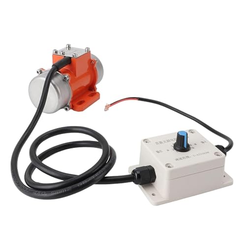 Hookurity Elektrischer Vibrationsmotor 12-V-Vibrationsmotor, Aluminiumlegierung, 4000 U/min, einstellbare Geschwindigkeit, bürstenloser Gleichstrom-Betonrüttler for Geräte (15 W)