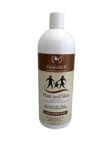 EspanaSILK ESP0020P Silk Protein Shampoo 1L-33.82Oz, Various