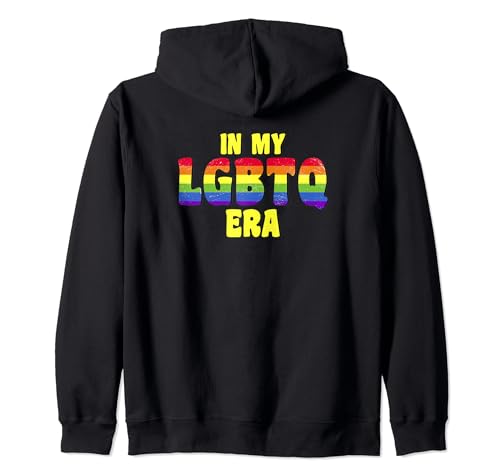 LGBTQ Flag in my LGBTQ Era Human Love Pride Sudadera con Capucha