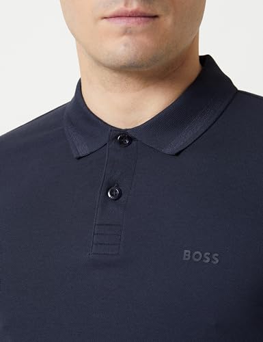 BOSS Polo para Hombre, Azul oscuro402, XL - imagen 2