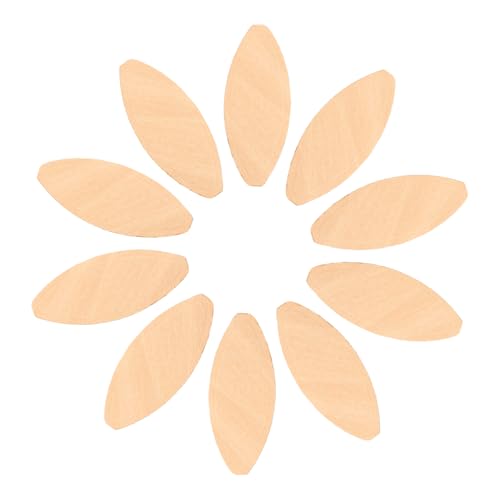 BUGUUYO 100pcs Wood Biscuits Precision Slotting Tool for Woodworking Projects for Carpenters Enthusiasts Furniture Connection and Visual Appeal