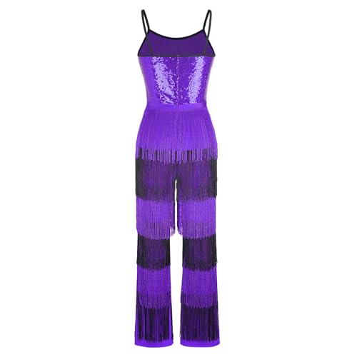 Vêtements de spectacle FEESHOW à franges et sequins femme
