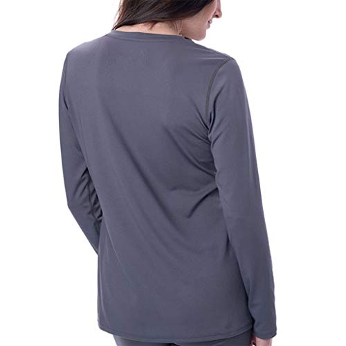 Arctic Cool Women's V-Neck Instant Cooling Moisture Wicking Performance UPF 50+ Long Sleeve Sun Protection Shirt4