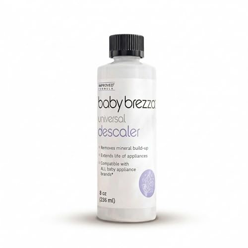 Image of Baby Brezza Descaler 8 oz. Made in USA. Universal Descaling Solution for Baby Brezza and other baby appliances. Removes mineral build-up and extends your machine’s lifespan