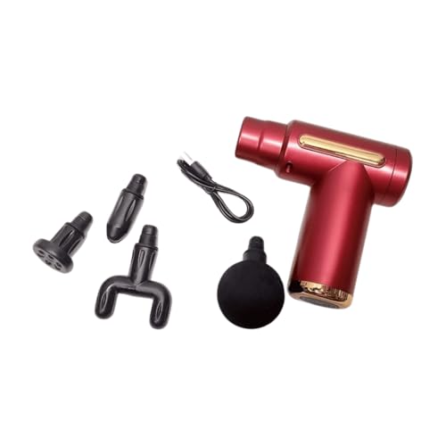 Image of MXTOP Facial Massage Gun, 6 Speed Levels, Variable Frequency Vibration, Post-Exercise Muscle Massager, MP-720 RED