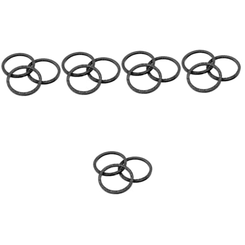 POPETPOP 5 Juegos Extensor De Manillar De Bicicleta Luces De Bicicleta Bicicletas Carretera Bicicleta Carretera Espaciador De Vástago Espaciador De Auriculares Fibra De Carbon 3 Piezas * 5