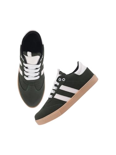 Image of Shoetopia Women's Casual Sneakers || Stylish Lace-Up Sports Shoes with Comfortable Sole || Lightweight Daily Footwear Walking & Running Shoes
