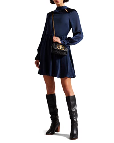 Ted Baker Damen Ryaa Lässiges Kleid, Dunkelblau, 40