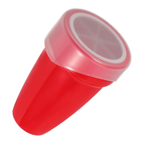 SHINEOFI Tamis à Farine Manuel Rouge pour Pâtisserie Maille Fine et Robuste Tamis Polyvalent pour Sucre Glace Matcha et Cacao en Poudre Ustensile Portatif pour Saupoudrer et Cuisson