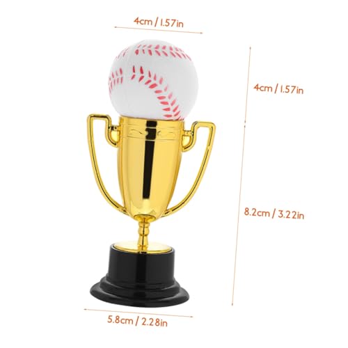 Gogogmee 4 Peças Brinquedos Competição Troféu Vencedor Troféu Copo Troféu Decoração Troféu Copo Para