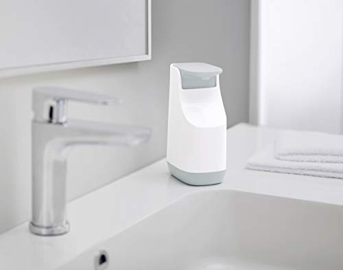 Joseph Joseph Slim compacto – Dispensador de jabón, plástico, blanco y gris, 9.1 x 6.2 x 14.1 cm - Imagen 6