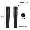 micfuns M57 Vocal Dynamic Classic Style Microphone Audio Instrument Classic Professional Dynamic Cardioid Unidirectional with Cable, for Instruments, Drums, Percussion, Vocals #1