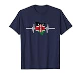 mapa de africa kenya tanzania La bandera de Kenya con latido del corazón EKG vintage con diseño de Kenya en un aspecto retro fresco es una necesidad para todos los fans de Kenia a los que les gustan las vacaciones en Kenia.