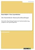 Der betriebliche Datenschutzbeauftragte: Zweck der Einrichtung, Formen der Institutionalisierung, Aufgaben und Spannungsfelder