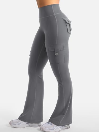 Image of YEOREO CoreFlex Women Workout Flare Leggings