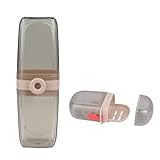 2pcs Tragbar Reise Zahnputzbecher mit Seifendose - Reise Wasserdicht Seifenbox Zahnputzbecher,...