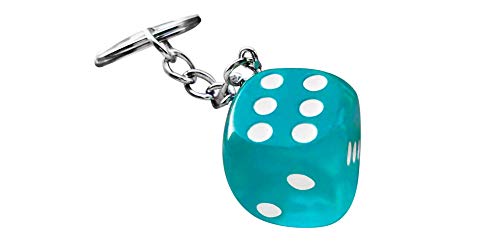 1 Dozen Dice Key Chains - Very Cute! Perfect For Bunco Or Casino Parties - 3" Total Size With 1" Dice #TOP6