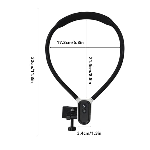 Support de cou magnetique pour camera d'action anti-secousse en silicone