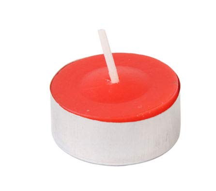 Zest Candle CTC-002 Red Citronella Tealight Candles -100pcs-Box