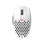 FANTECH ARIA XD7 Wireless Gaming Mouse Pixart 3395 Gaming Sensor 26000 DPI, HUANO Switches, Super Lightweight 59 Grams and Ambidextrous Egg Shape, 3 Mode Connectivity, White - Image 2